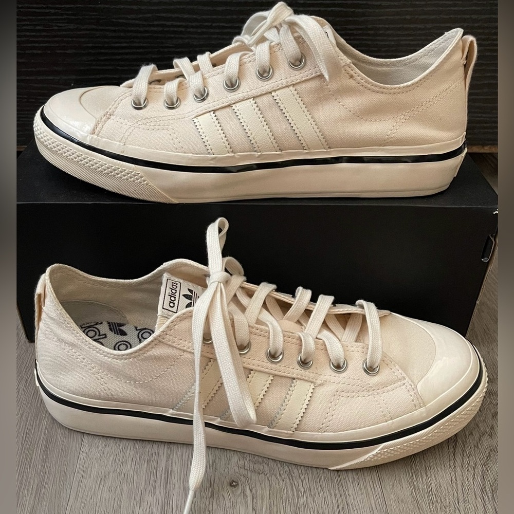 Adidas Nizza RF 74 in Ecru Tint - Men’s 9.5 / Women’s 10.5